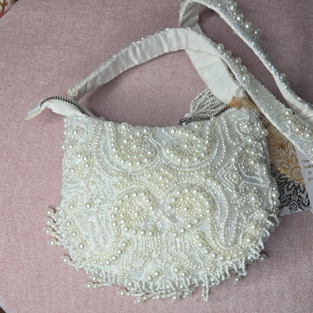 NWT Indian Beated Shoulder Bag